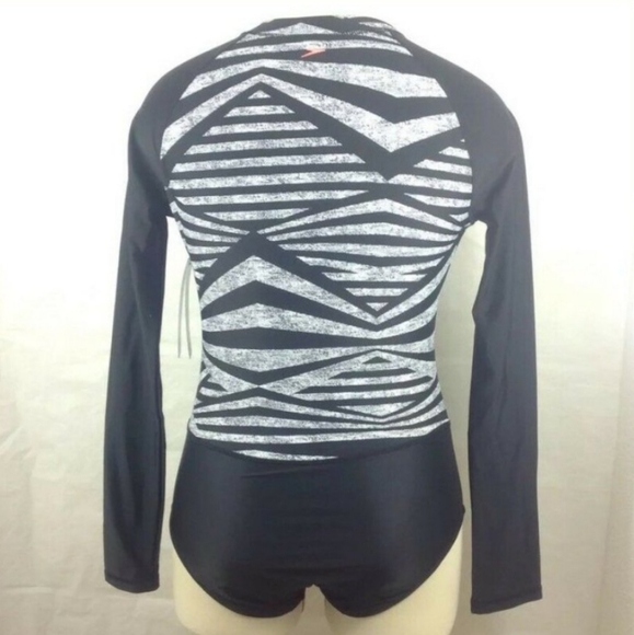 Speedo Long Sleeve One Piece Swimsuit - Picture 5 of 5